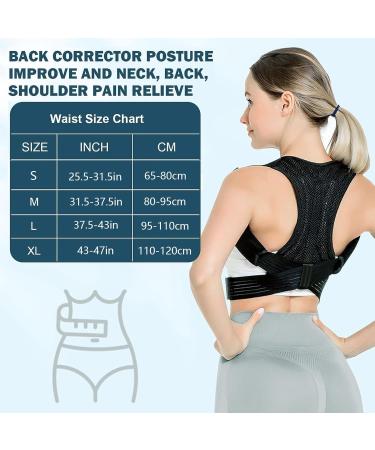 Meltor Back Straightener - Adjustable Posture Correction Support for Men | Breathable & Light Pain Relief for Neck Shoulder & Back - Buy Online on GoSupps.com