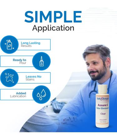 Safe n Simple Assure C - Lubricating Ostomy Pouch Deodorant | Colostomy Bag Odor Eliminator 8 Fl Oz - Buy Online on GoSupps.com