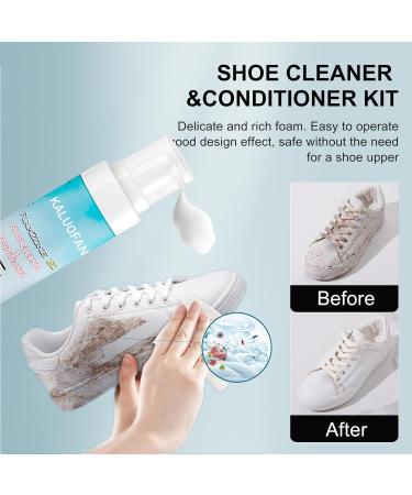 Kaluofan Fz150 Shoe Cleaner Kit - Foamzone 150 Shoe Cleaning Set with Brush and Towel - Buy Online on GoSupps.com