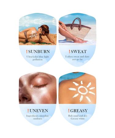 BIOAQUA Aloe Vera Sunscreen Repair Lotion SPF 60+ PA+++ | High UV Protection | 40g - Ideal for All Skin Types - Buy Online on GoSupps.com