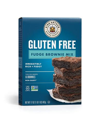 King Arthur Baking Company Gluten Free Fudge Brownie Mix Kosher One 17 oz (482 g) Box