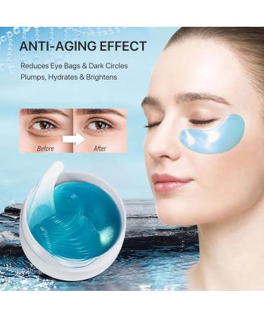Hydrogel Eye Mask For Reduce Dark Circles Puffy Eyes Undereye Bags Wrinkles Hydrating Anti aging Anti Wrinkle Patches Under Eye Bags Removal and Anti Wrinkle Skincare Hydrating 30 Pairs - Buy Online on GoSupps.com