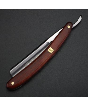 XUANFENG Straight Razor with Wooden Handle | Traditional Sharp Beard Shaver for Men - Precision Grooming Tool - Buy Online on GoSupps.com