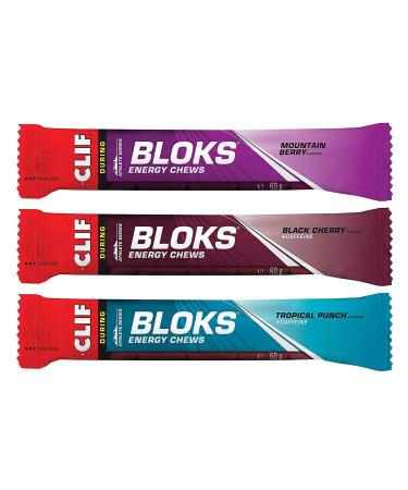 Clif WOWOOO SHOT BLOKS : Energy Chews : Different Flavours 9x Mixed - 3 Flavours. Mix iv