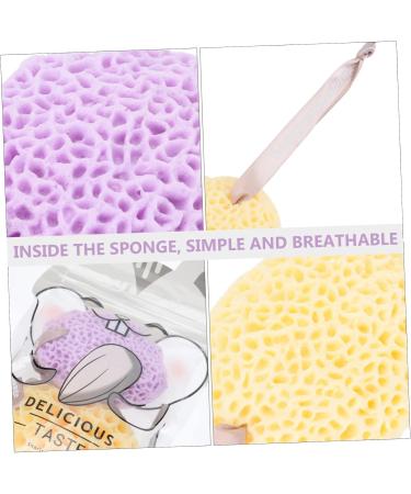 Angoily 6 Pcs Bath Ball Sponges - Kids Foam Sea Sponge & Hydrophilic Body Scrubbers for Spa & Bathing - Buy Online on GoSupps.com