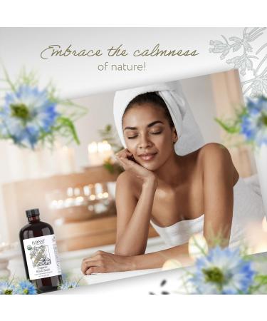 HBNO Organic Black Seed Oil - Huge 16 oz (475ml) Glass Bottle Value Size - USDA Certified Organic Black Seed Oil Cold Pressed for Face Body Lips Shampoo & Conditioner 16 Fl Oz (Pack of 1) - Buy Online on GoSupps.com