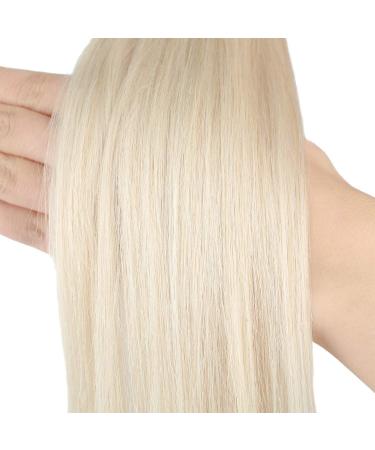 22 inch Pre Bonded Hair Extensions 100 Strands 100% Remy Human Hair Keratin Nail U Tip Real Hair Extension Straight (#60 Platinum Blonde 50g) - Buy Online on GoSupps.com