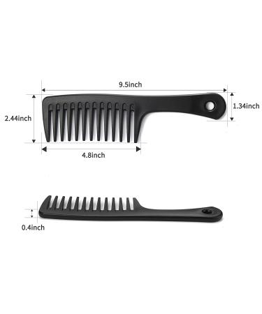 Professional Wide Tooth Comb for Curly, Long, and Wet Hair - Reduce Hair Loss and Dandruff - Buy Online on GoSupps.com
