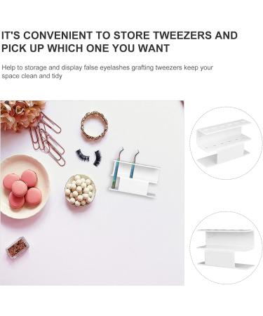 Frcolor 3-Stage Presentation Stand for Tweezers | Lash Extensions Makeup Box | Onion Cutter | Fabric Scissors | Monitor Stand | Enhance Your Beauty Tools - Buy Online on GoSupps.com
