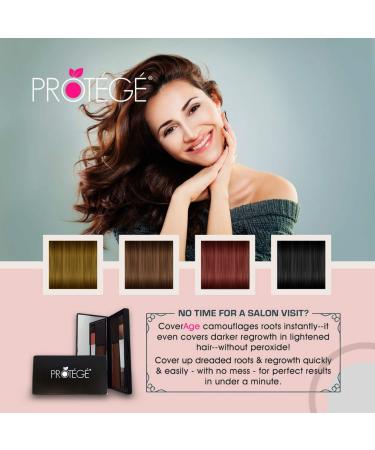 CoverAge Premium Root Touch Up - Instant Temporary Root Concealer for Gray Coverage - Water Resistant Brown Formula - Salon-Worthy Results Without the Hassle - Buy Online on GoSupps.com