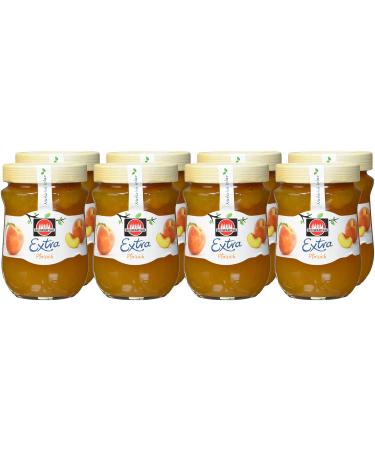 Schwartau Extra Peach Jam 8 Pack (8 x 340g) - Premium German Fruit Spread for International Shipping - Buy Online on GoSupps.com
