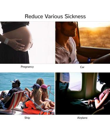 Kitmate Motion Sickness Bands - 8 Pair Natural Acupressure Nausea Relief Wristbands - Buy Online on GoSupps.com