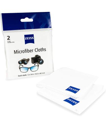 Zeiss JUMBO SIZE Microfiber Lens Cleaning Cloth - Pack of 2 - Buy Online on GoSupps.com