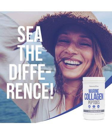 Buy Nature's Plus Marine Collagen Peptides 0.53 lb (244 g) - Premium Hydrolyzed Protein for Skin and Joint Health - Buy Online on GoSupps.com