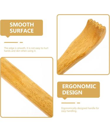 Ciieeo Wooden Back Scratcher Therapeutic Long Handle Back Massage Device for Home & Travel - Buy Online on GoSupps.com