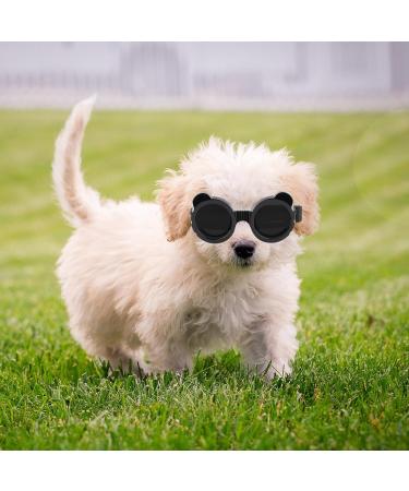 Stylish Panda UV Glasses for Small Dogs - Eye Protection & Windproof Cat Glasses - Buy Online on GoSupps.com