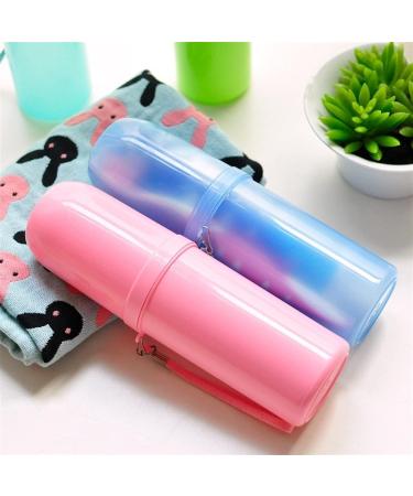 Digjobk Portable Toothbrush Cup & Holder - Travel Toothpaste Organizer in Green - Ideal for Households & Outdoor Use - Buy Online on GoSupps.com