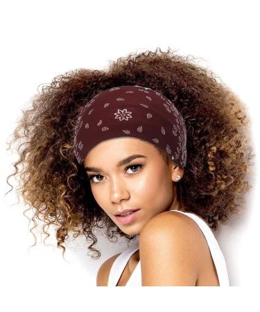 YBSHIN Boho Bandeau Headbands Black Wide Knot Hair Scarf - Pack of 3 Set 2 - Buy Online on GoSupps.com