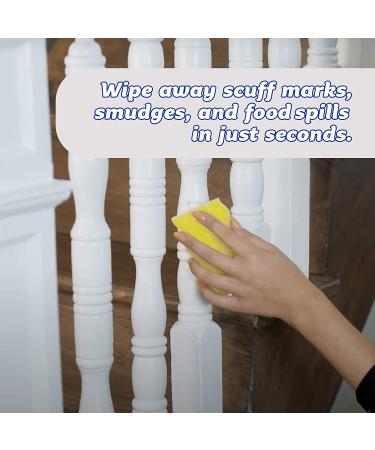 Scrub Daddy Eraser Sponge - Eraser Daddy 10x - Dual-Sided Scrubber 2ct - All Purpose Cleaning for Walls, Baseboards, Kitchen, Bathroom - Pack of 1 - Buy Online on GoSupps.com