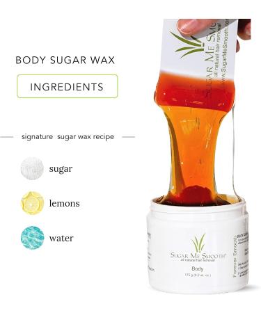 Body Sugar Wax Kit for Gentle, Painless Hair Removal - All-Natural Solution for All Skin & Hair Types - Buy Online on GoSupps.com