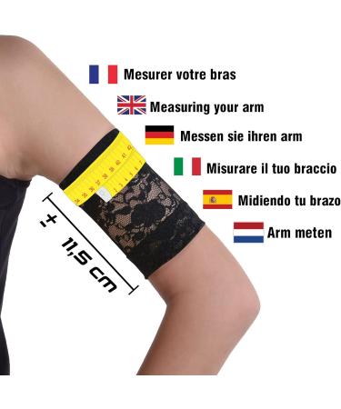 Dia Band - Lace Glucose Sensor Protective Bracelet for Freestyle Libre Medtronic Dexcom & Omnipod | Comfortable & Reusable - Size L (29-32 cm) - Buy Online on GoSupps.com