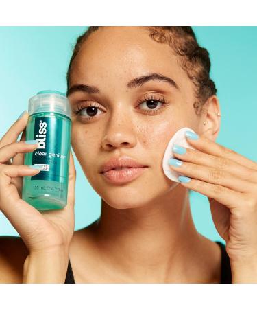 Bliss Clear Genius Kit: Face Wash, Toner, Serum, Acne Spot Treatment, Body Spray & Liquid Peel - Buy Online on GoSupps.com