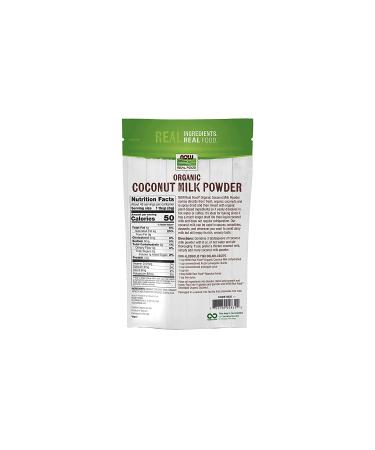 Now Foods Organic Coconut Milk Powder 12 oz - Real Food for Dairy-Free Cooking - Buy Online on GoSupps.com