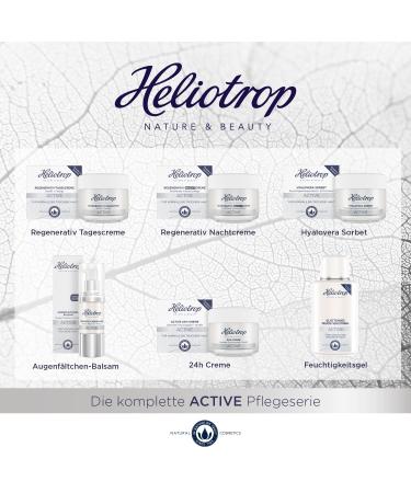 HELIOTROP Moisturizing Anti-Wrinkle Eye Cream | Hyaluronic Acid & Algae Extract | 20ml | Facial Care for Normal to Dry Skin - Buy Online on GoSupps.com