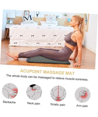 Fomiyes 2-in-1 Acupuncture Massage Pillow & Mat | Shiatsu Yoga Accessories | Washable Massage Pads for Relaxation - Buy Online on GoSupps.com