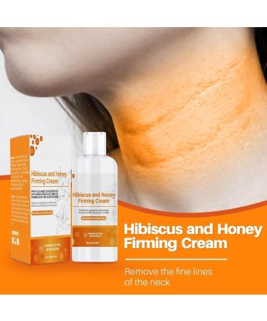 Hibiscus and Honey Firming Cream Skin Tightening Lotion for Face & Body Double Chin Reducer Neck Firming Cream with Collagen Firming & Lifting Reduces Wrinkles and Fine Lines - Buy Online on GoSupps.com