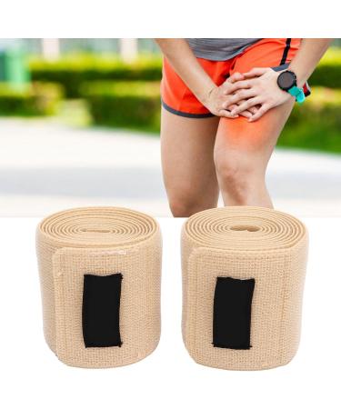 Elastic Bandage Wrap 2pcs Soft Texture Elastic Bandage Tape Excellent Flexibility Nylon Tear Improve Varicose Veins for Liposuction (Skin Color) - Buy Online on GoSupps.com