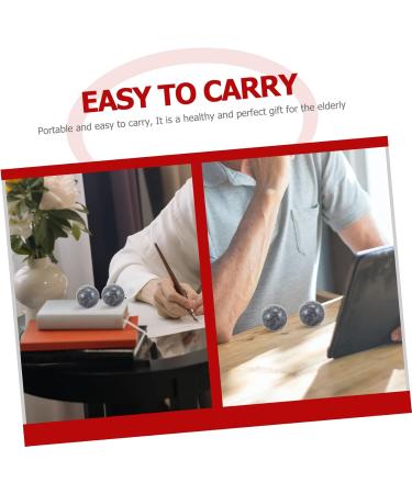 Ultechnovo 4 Sets Marble Massage Balls - Manual Fitness & Keychain Gymnastics Rollers for Ultimate Relaxation - Buy Online on GoSupps.com