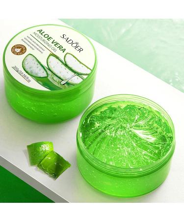 Gel d'Aloe Vera Gel d'Aloe Vera Bio 300 ml Cr me Hydratante Naturelle pour R parer les Coups de Soleil Peau S che Peau Sensible - pour le Visage les Cheveux et le Corps - Buy Online on GoSupps.com
