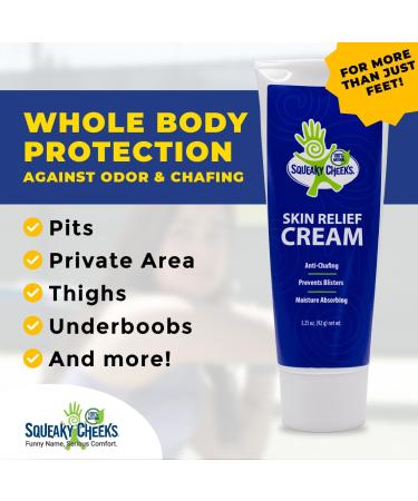 Anti-Friction Cream for Sensitive Skin - All-Day Comfort & Odor Relief | Best Chafing Solution - Buy Online on GoSupps.com