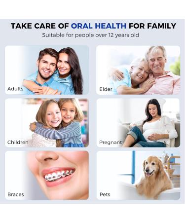 350ML Cordless Water Flosser - Rechargeable Oral Irrigator with 7 Jet Tips & 5 Pressure Modes for Teeth Cleaning | Ideal for Home & Travel (Black & Gray - Buy Online on GoSupps.com