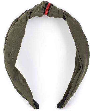 styleBREAKER Olive Retro Headband for Women - Knotted Decorative Stripes Hairband | Trendy Hair Accessories 04026018 - Buy Online on GoSupps.com