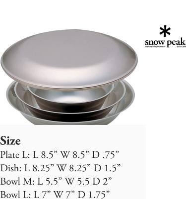 Snow Peak Tableware Set L - Premium Camping Tableware Set for One - Buy Online on GoSupps.com