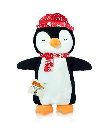 Things2KeepUWarm Cute Plush and Cuddly Animal Hot Water Bottles (Penguin with Scarf)
