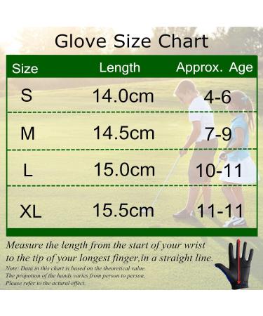 Junior Kids Golf Gloves 2 Pack | Left Hand | Age 4-11 | Small (Age 2-4) | White Blue Red Yellow | Dura Feel | Extra Value | Boys Girls Youth Toddler - Buy Online on GoSupps.com
