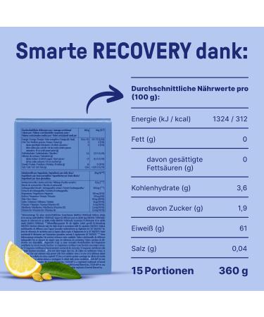 Braineffect Archae - Premium Sugar-Free Electrolyte Drink Mix with EAA & BCAA - Isotonic Lemon Powder (24g 15 Packs) - Ideal Hydration for Athletes - Buy Online on GoSupps.com