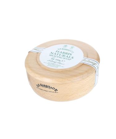 DR Harris Natural Shaving Soap Bowl made of Beech Wood 100 g Unique 100 g