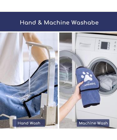 Buy Nobleza Dog Towels - 2 Pack Microfiber Extra Absorbent & Soft Fast Drying 106x66cm for All Dogs & Cats - Buy Online on GoSupps.com