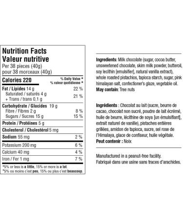 Lamontagne Milk Chocolate Pistachios 500 g 1 - Buy Online on GoSupps.com