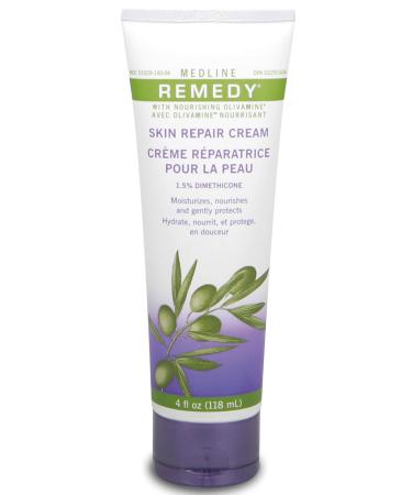 Medline Remedy Unscented Olivamine Skin Repair Cream  4 Fluid Ounce