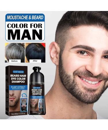 Beard Color Shampoo for Men - 100ml Organic Gray Beard Remover & Care - Buy Online on GoSupps.com