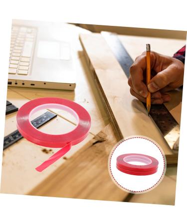 HAPINARY Nail Tapes 2 Rolls Transparent Double-sided Tape Nails Tapes Carpet Tape Manicure Tape Rug Tape Poster Adhesive Picture Tapes Red No Substrate Acrylic Stickers Nail Piece - Buy Online on GoSupps.com