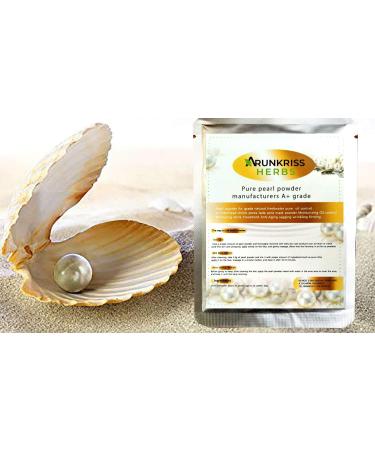 Premium A Grade Pearl Powder 20g - Natural Freshwater Oil Control Minimizes Blackheads & Shrinks Pores Moisturizing Formula - Buy Online on GoSupps.com