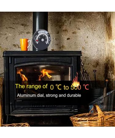 Buy Fireplace Thermometer - Durable 0-500 Stove Thermometer for Easy Bedroom Installation | International Shipping - Buy Online on GoSupps.com