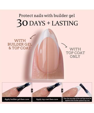 BARTBOX French Press On Nails | Almond Soft Gel Nail Tips | No Filing Needed | Nude 1ml | Medium Beige - Shop Internationally! - Buy Online on GoSupps.com