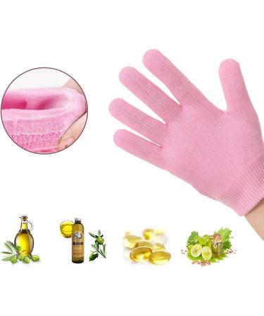 Pinkiou Moisturizing Gloves for Dry Hands | Cotton Silicone Gel Inside | Overnight Hand Treatment | Softening and Moisturizing | Pink - Buy Online on GoSupps.com